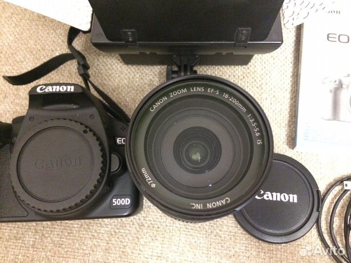 Фотоаппарат Canon EOS 500D Kit 18-200 IS