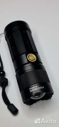 Фонарь сверхъяркий мощный белый лазер