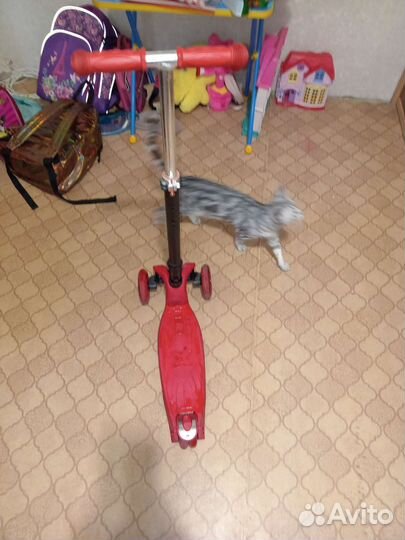 Самокат детский трехколесный бу
