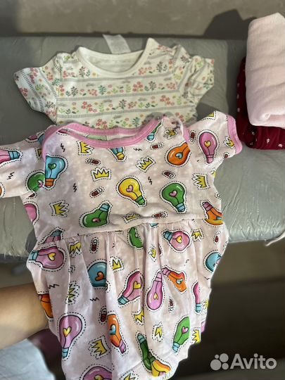 Вещи пакетом на девочку 68 74