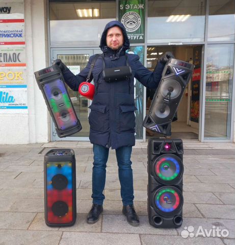 Большие беспроводные блютуз колонки