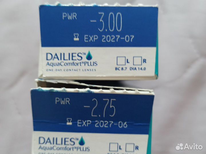 Линзы Alcon Dailies AquaComfort Plus