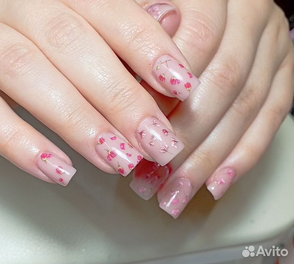 Маникюр, наращивание ногтей, брови, ресницы