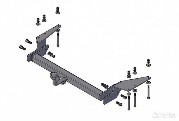 Фаркоп Санг Енг (Ssang Yong) Kyron 2005-2016 арт