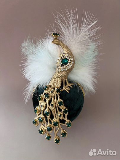 Игрушки на елку / павлин на елку