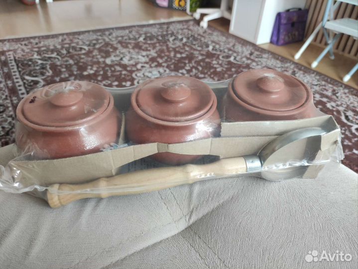 Глиняные горшочки