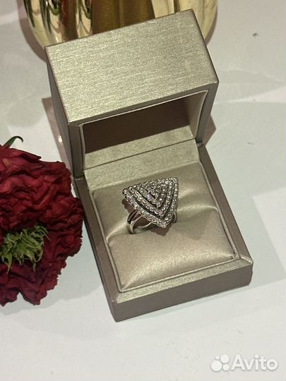 Кольцо бриллиант 585 проба