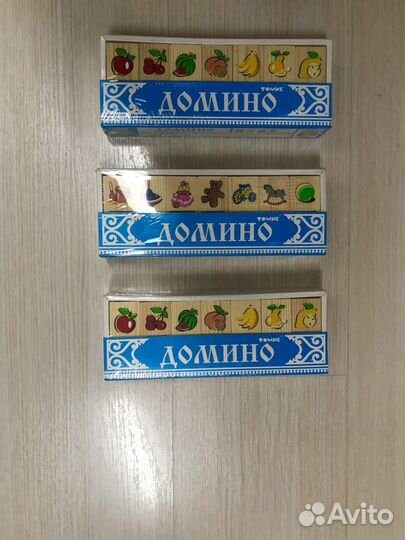 Домино деревянное