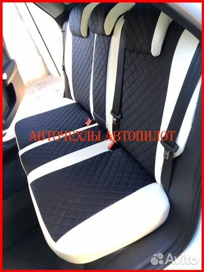 Чехлы Автопилот Ford Mondeo 4 Tit. из экокожи Ромб