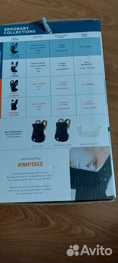 Эргорюкзак ergobaby omni 360