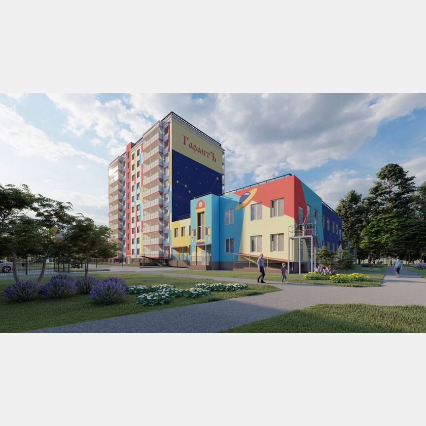 1-к. квартира, 59,1 м², 9/10 эт.