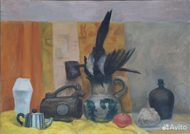 Картина маслом, холст на подрамнике, 5070