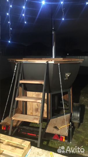 Аренда банного чана на прицепе