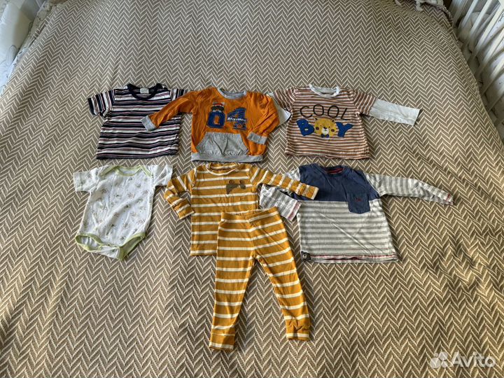 Вещи hm mothercare для мальчика 68 74 80