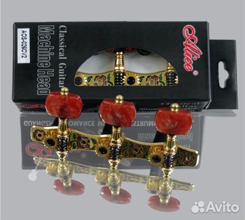 AOS-026CV2P Комплект колковой механики для классической гитары, Alice