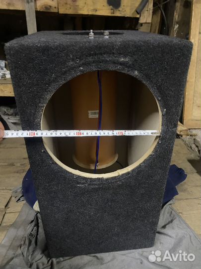 Короб для сабвуфера 12 на трубе