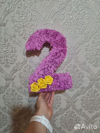 Цифра 2 на день рождения