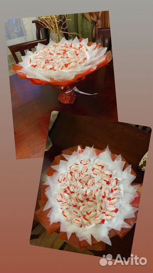 Сладкие букеты из конфет