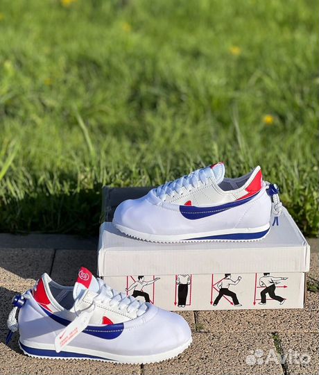 Nike clot x Cortez Forrest Gump р.36-44 кожа