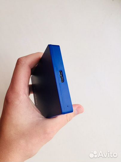 Внешний жёсткий диск 120 Гб Blue