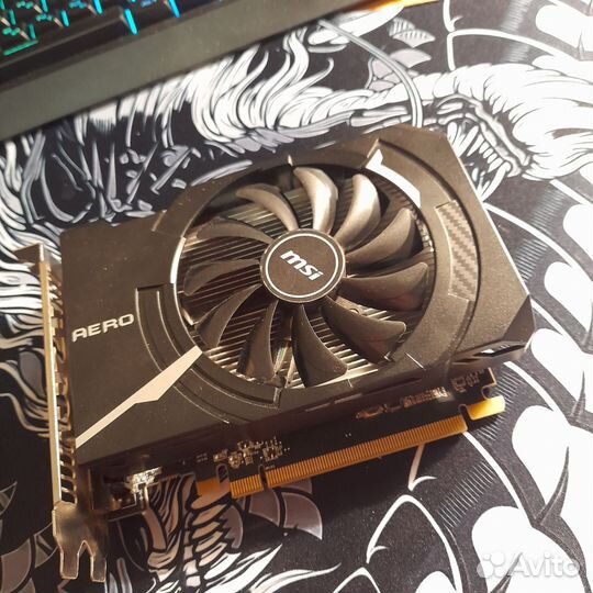 Видеокарта Rx 550 msi aero 2gb