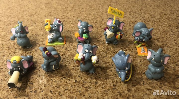 Слоны киндер сюрприз