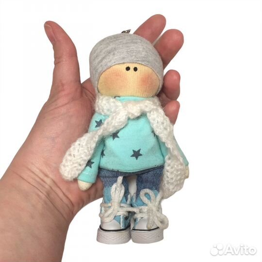 Кукла-брелок мальчик
