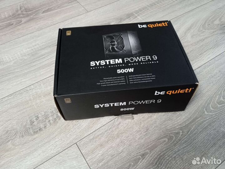 Блок питания для пк Be Quiet 500w