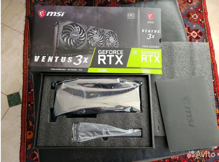 MSI RTX 3080 ventus 3X plus 10GB OC (LHR)