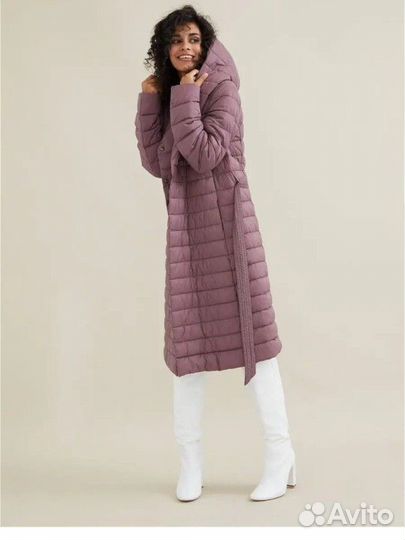 Пальто демисезонное стеганое Zarina 46 размер