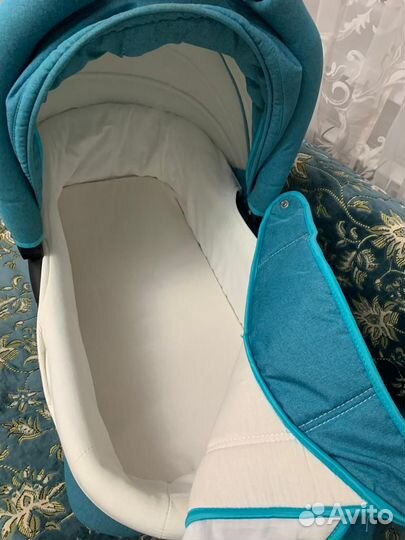 Коляска 2 в 1 adamex nitro (бирюзовый)