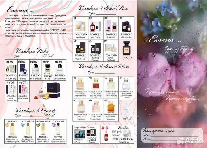 Парфюм Эссенс