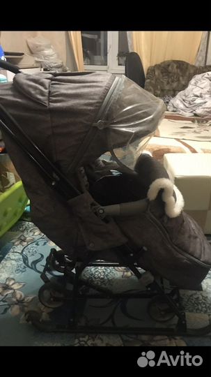 Санки коляска ника kids