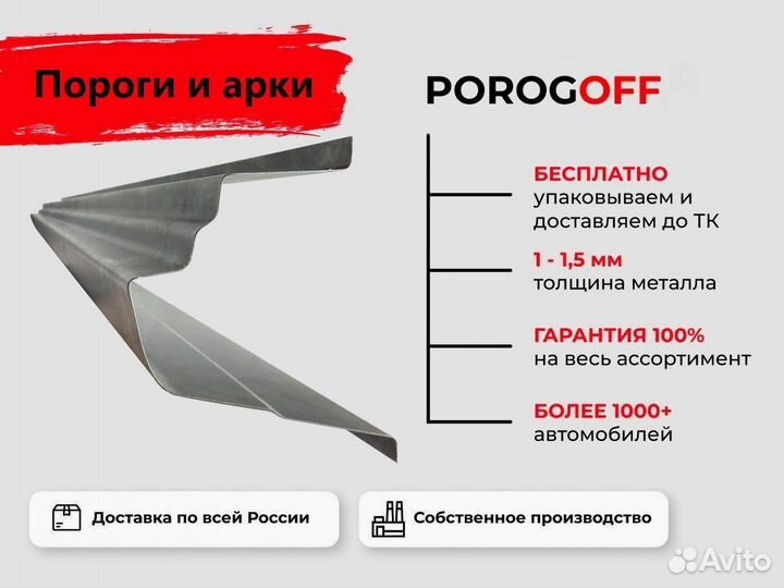 Ремонтные пороги Citroen C4