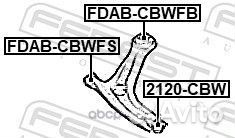 Сайлентблок задний переднего рычага ford ecospo