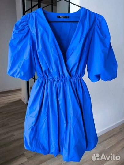 Платье синее