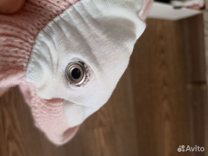 Шапка шлем журавлик