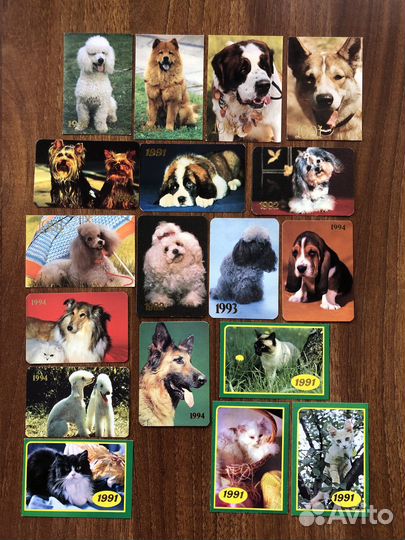 Календарики с животными и природой