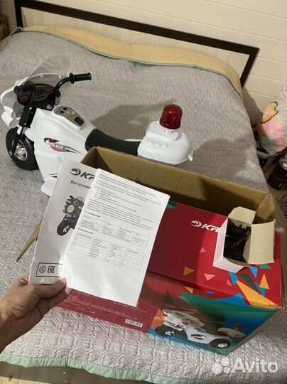 Детский электро мотоцикл