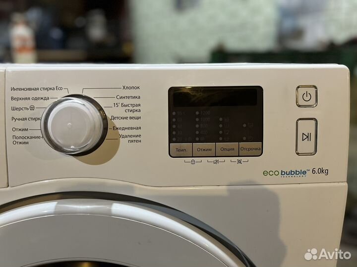 Стиральная машина samsung eco bubble