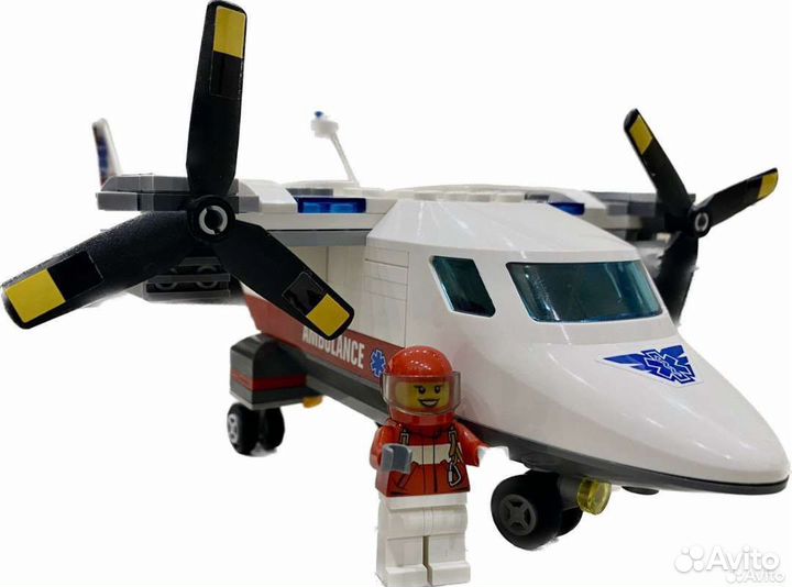 Lego city 60116 Самолёт скорой помощи