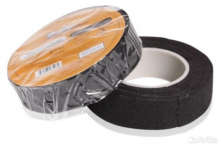 Изолента хб на тканевой основе, 80 гр., 19 мм, чер