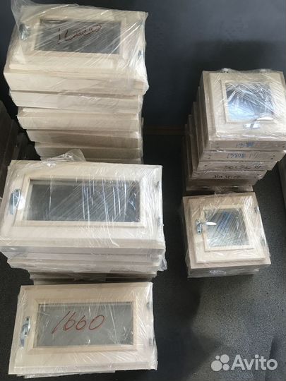 Деревянные окна со стеклопакетом из липы