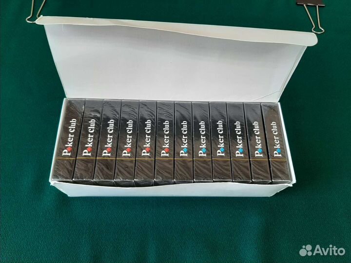 Игральные карты 100 пластик Poker Club
