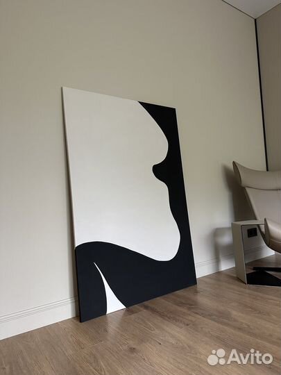 Интерьерная картина абстракция большая