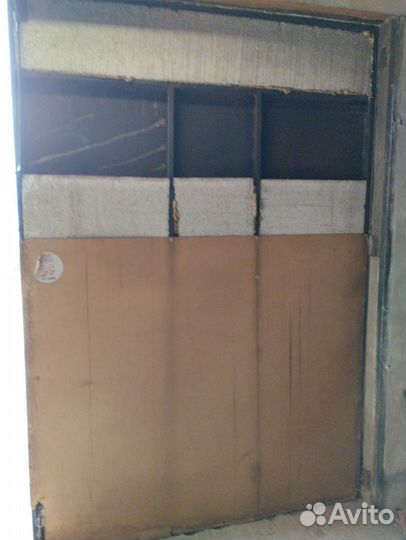 Ворота гаражные металлические бу