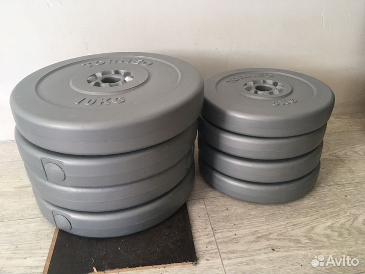 Спортивная штанга с блинами