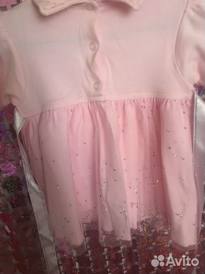 Платье для девочки 62-68