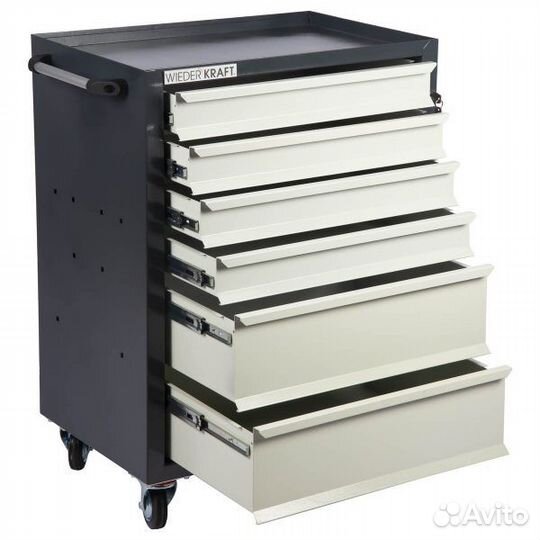 Тележка инструментальная 6 ящиков с инструментом
