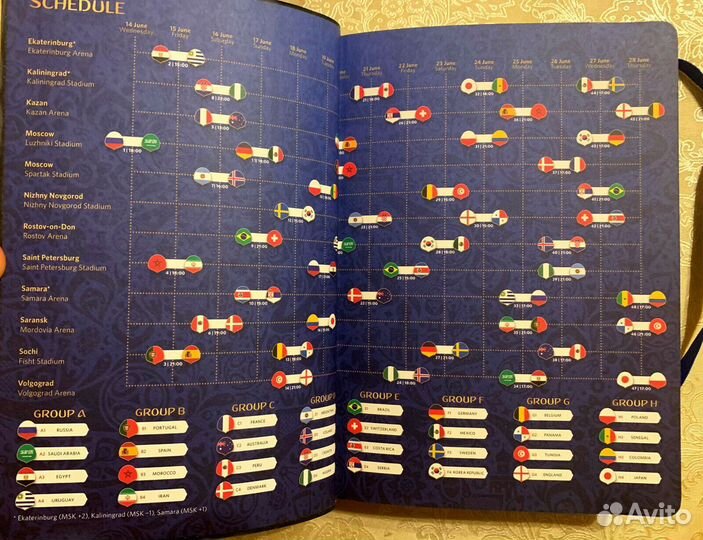 Премиальный Ежедневник Fifa Недатированный Чм 2018
